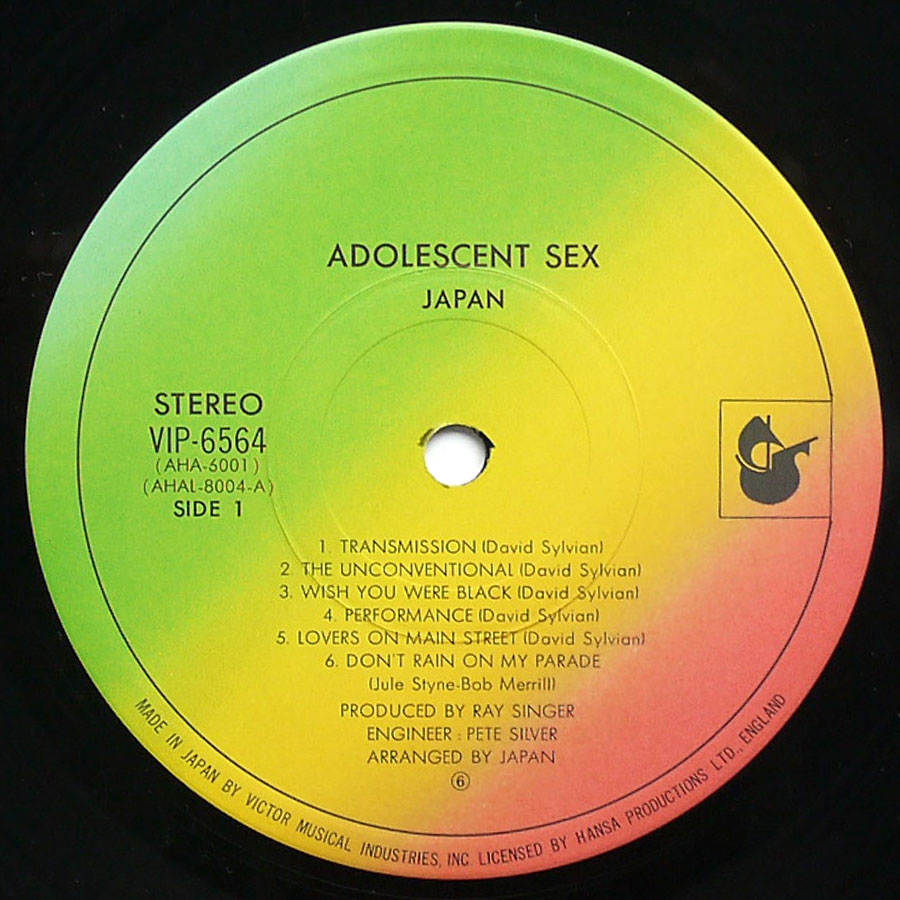 Japan Adolescent Sex Magicbus Records