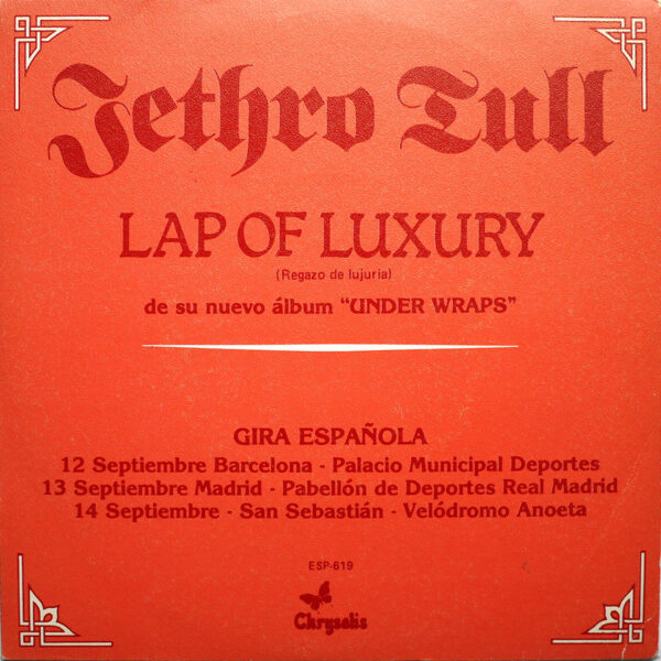 JETHRO TULL - Lap Of Luxury (PROMO)